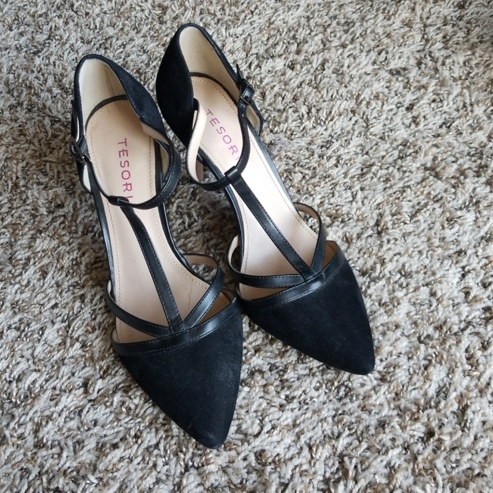 Black tesori heels